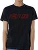 MOTLEY CRUE Cd Lgo DISTRESSED RED LOGO Official SHIRT 2XL Too Fast for Love OOP