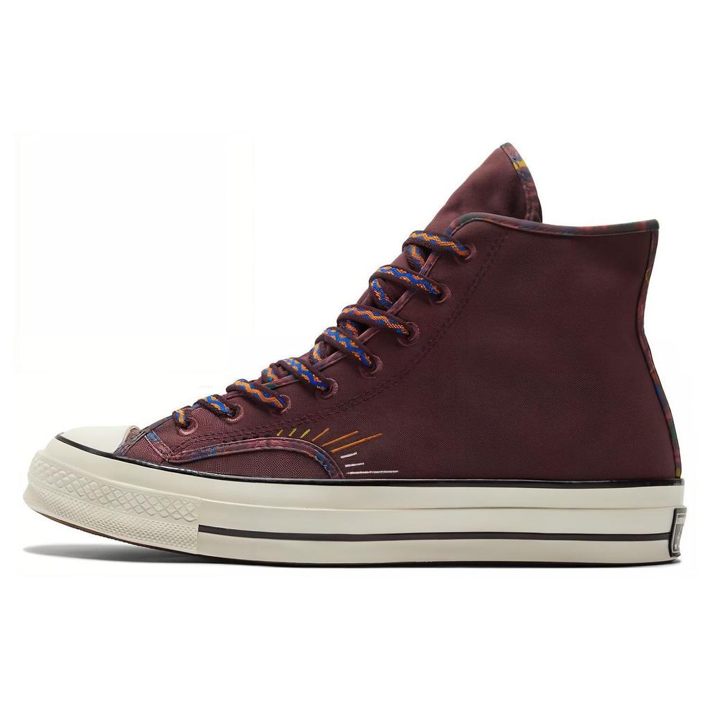 Converse Chuck 70 High Heritage Detail Unisex Sneakers Paars Donker-Wijn Egret A04406C