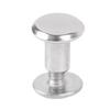 100 Sets Rivet and Screw M2.5 Stainless Steel Flat Round Hd Rivet Studs for Clothing Decoration Lther Crafts