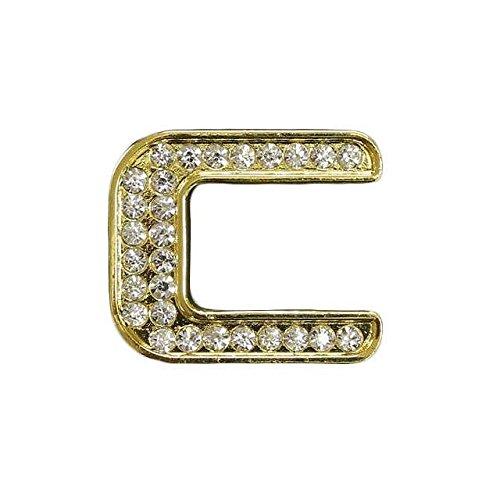 Бриллиантовый буквенный значок золотой C O98-2006-C золотой