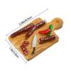 Kitchen Accessories Refrigerator Magnet Resin Simulation Mini Three-dimensional Cutting Board