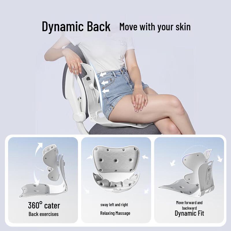 Jiancheng Ergonomic Lumbar Massage Cushion CN plug (adapter included)