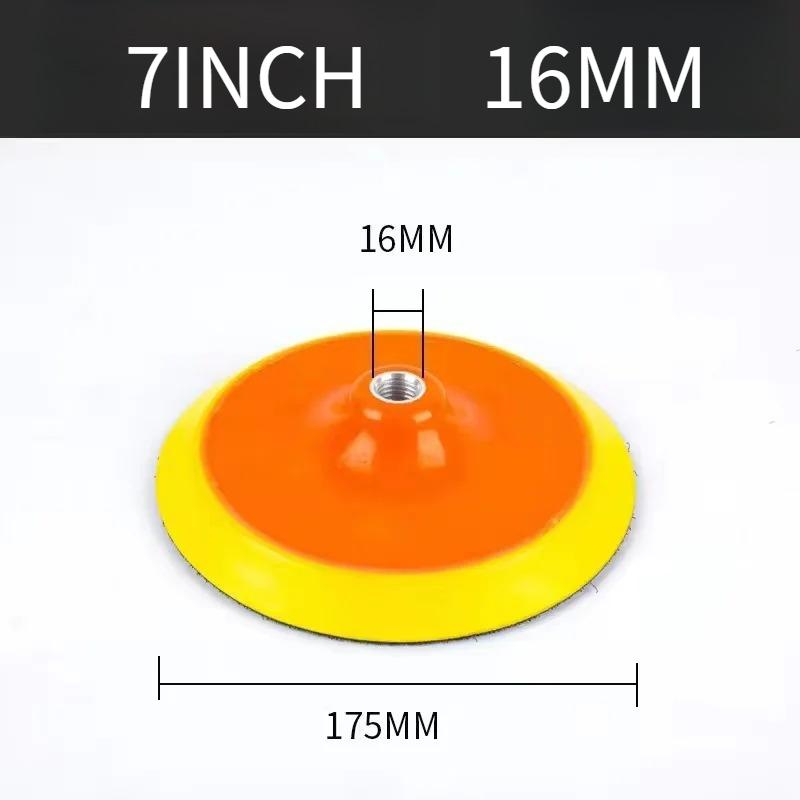 For Car Polisher Grinder Stone Polishing Pad Polishing Backing Pad Sanding Disc Plate With M10 M14 M16 Thread