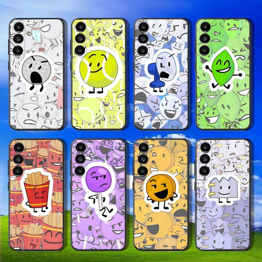 Bfdi Battle For D-Dream Island Phone Case For Samsung Galaxy A13,A21s,A22,A31,A32,A52,A53,A71,A80,Soft Black Shell