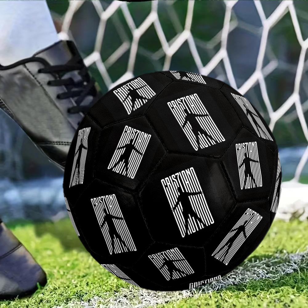 Like Cristiano Ronaldo Soccer Ball Size 5 Football Machine-Stitched Indoor/Outdoor Universal Football Soccer Accessory