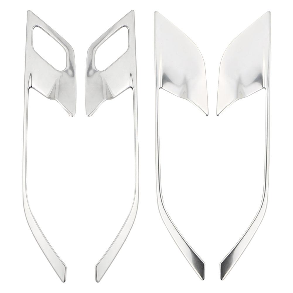 For BMW X1 F48 2016 2017 2018 2019 2020 2026 Inner Door Handle Frmae Cover 4Pcs Decoration Sticker Interior Trim Accessories