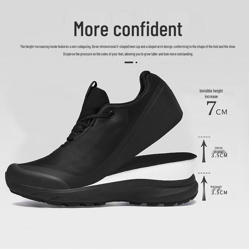 Bird House Men's All-Terrain Waterproof Running and Hiking Shoes with Invisible Height Boost