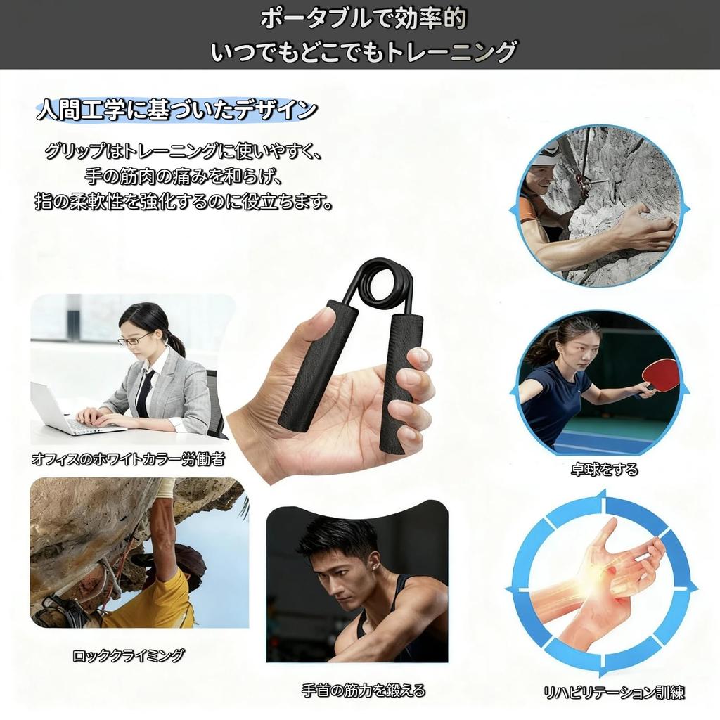 Hayexiha Hand Grip Strength Training Set 250 Metal Hand Grip Strengthening Tool for Beginners To Professionals Grips, 4-Piece (100, 150, 200, Lbs) -