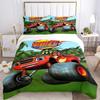 Monster Machines Bedding 3 Piece Set HD Print Duvet Cover Pillowcases for Teens Adult Bedroom Decoration Christmas Gift