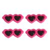 10pcs/bag Acrylic Heart-Shaped Glasses DIY Crafts To Make Jewelry Accessories