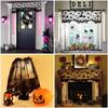 Halloween Decorative Table Cloth Black Lace Spider Holiday Party Backdrop
