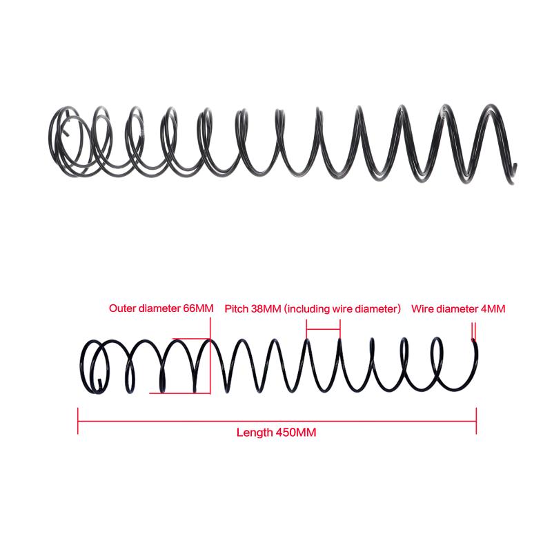 2Pcs 4/5/7/11 Grids Beverage Bottle Drink Piral Spring 17.7 Inches Length Od 66Mm Wire 4Mm Vending Machine Motors Metal Spring