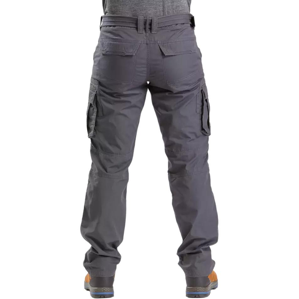 DECATHLON 100 Series Slim Durable and Comfortable Multi-Pocket Outdoor Hiking Cargo Pants Men's Carbon Grey