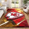 Kansas City Chiefs Carpet Door Mat for Living Room or Bedroom Protective Mat Under Chair Office Decoration Christmas Gift Birthday Present