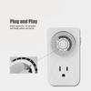Portable Plastic Timer Socket Timing US 125V Timing Switch Intelligent Automatic Power Controller Daily Use