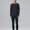 Saucony Running Training Series Casual Sports Solid Color Logo Comfortable Crew Neck Long Sleeve T-Shirt Men Tops Earth SA2259LT01T-CO021