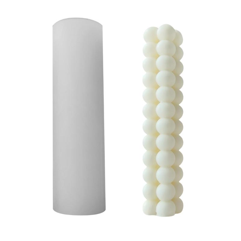 Pillar Candle Mold Multipurpose Silicone Mold Non stick Easy to Demold for DIY Candle Chocolates Home Decorations