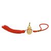 Antique Copper Gourd Hanging Decors Metal Ornament Lucky Tassels Charm Perfect for Living Room Office Car Interior