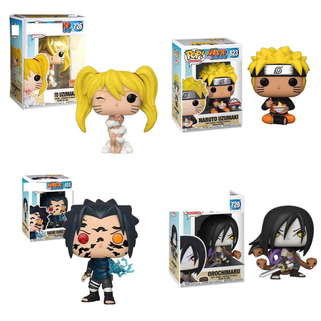 Hochwertige Pop Trans Naruto Actionfigur Spielzeug mit Sasuke und Kakashi