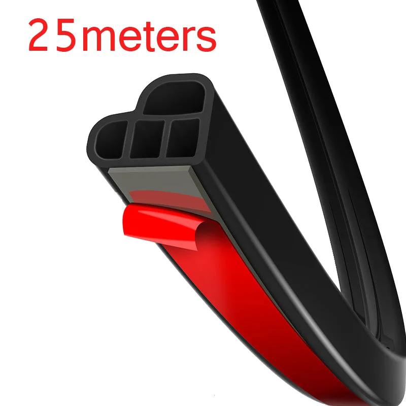 Universal Car Seals Sealant Strips Auto Rubber Door Sealing Interior Doors Seal Strip Automobiles Noise Insulation Weatherstrip