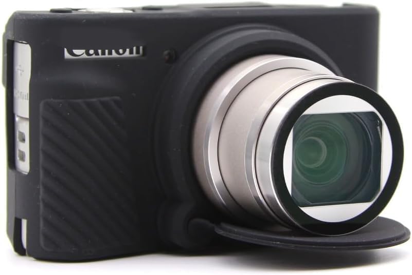 RGTUONT Digital Camera Silicone Case Compatible with Canon PowerShot Soft Rubber Cover with Detachable Lens Cover and SX740/SX730 HS, - Non-Slip