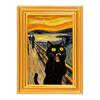 Wooden Photo Frame Refrigerator Magnet Animal Frame Fridge Magnet Home Office Whiteboard Decorative Accessories Humorous Gift