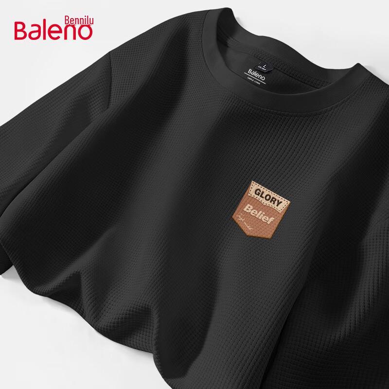 Baleno Men's Waffle Knit Long-Sleeve T-Shirt