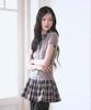 The Green Lab Girlish Check Layered Dress [Melange Gray]