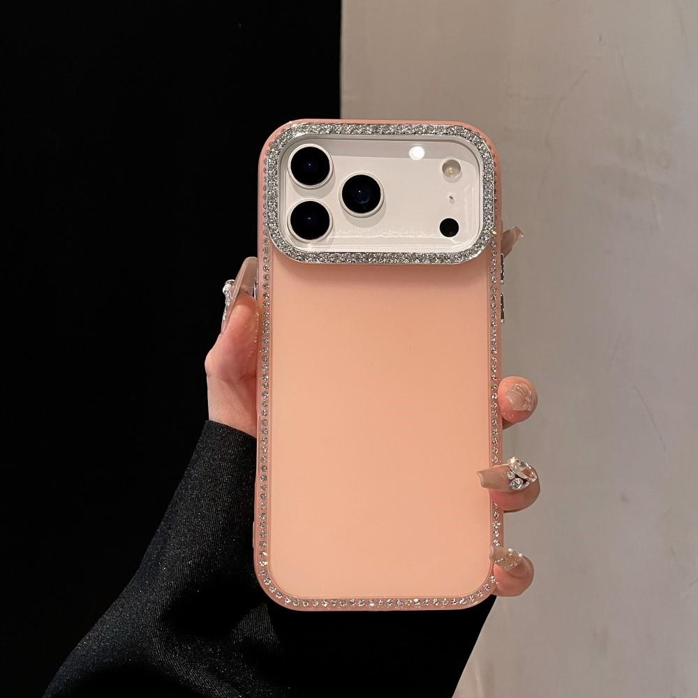 IMD Diamonds Glitter Phone Case For iPhone 17 16 15 14 Plus 13 12 11 Pro Max 16Pro Shockproof Candy Bumper Soft TPU Cover