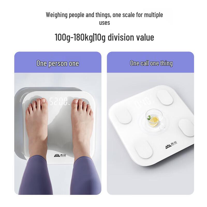Shanshan Smart Body Fat Scale with Large LED Display (CN version)