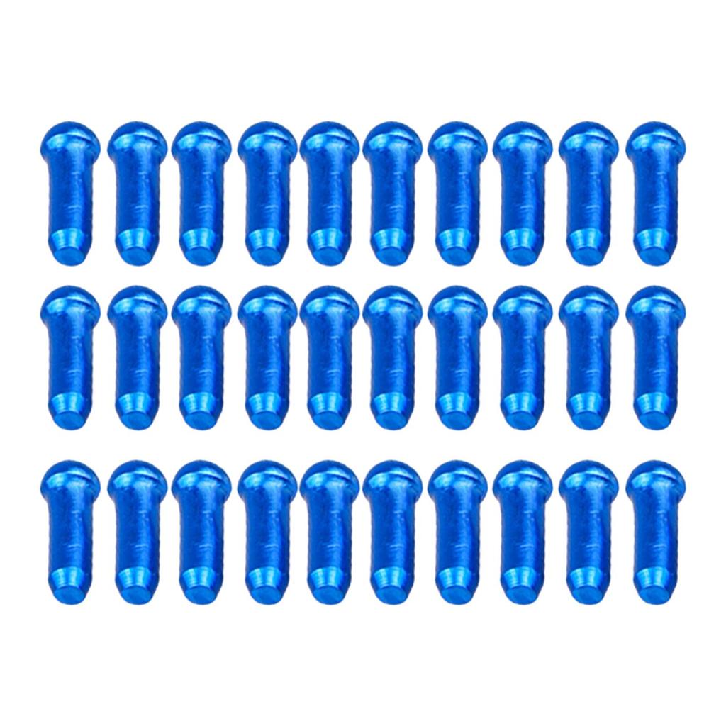 30Pcs Bike Cable End Caps Durable Bike Inner Wire Gear Aluminum Alloy Bike Cable Caps for Cycling Road Bike Replacement