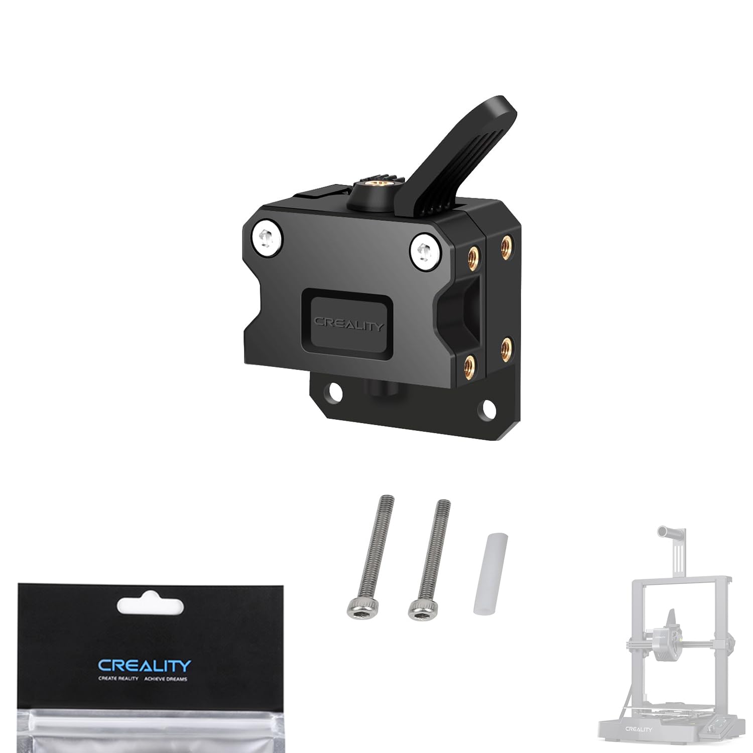 Creality Ender-3 V3 KE Direct Drive Extruder Kit, Upgrade Dual Gear Feeding Design for Ender-3 V3 SE/Ender-3 V3 KE/Ender-3 S1/Ender-5 S1/Sermoon