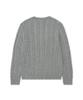 POLO RALPH LAUREN Cable Knit Cotton Sweater - Grey