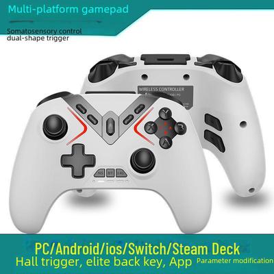 Multi-Mode Somatosensory Game Controller with Back Button & Hall Effect Trigger