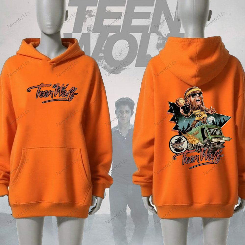 Teen Wolf Hoodie Men Pullover Novelty Trending Clothes Autumn and Winter Keep Warm Tracksuit Street Fashion Sportswear