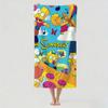 Cartoon cute THE S-SIMPSONS Towel Drying Bath Towel Applicable To Light Swimming Camping Yoga Beach Out