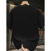 European Sizes Heavy Pure  Trendy Brand Printed Short-sleeved T-shirt Men's Summer New Casual Large-size Loose Versatile Top