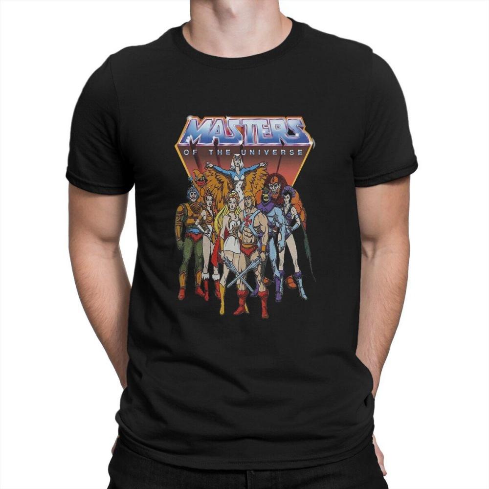 

He-Man Спеціальна футболка Майстри Всесвіту Повсякденна футболка Новітня футболка для чоловіків жінок XXXXXL чорний