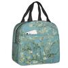 Individuelle Vase mit zwölf Sonnenblumen Lunchtasche Vincent van Gogh Gemälde Kühlbox Thermisch isolierte Lunchboxen für Erwachsene Büro