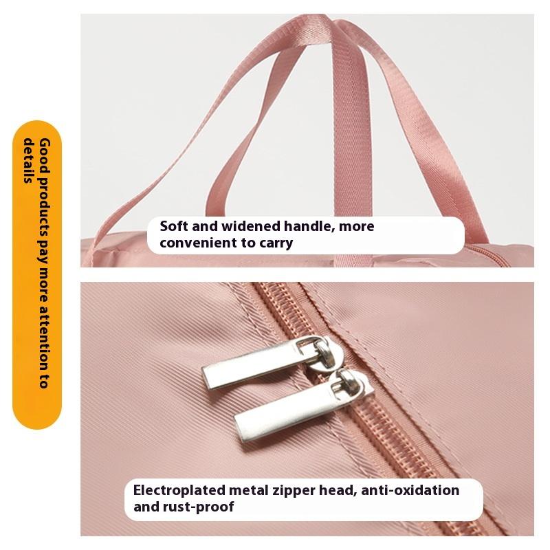 Große Kapazität Tragbare Oxford-Stoff Aufbewahrungstasche Faltbare Gepäcktasche Flugzeugtasche Multifunktionale Reisetasche Umhängetasche