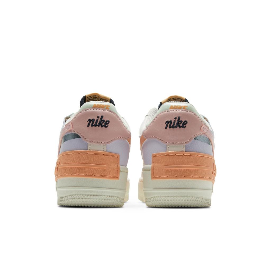 Nike Womens Air Force 1 Shadow 'Orange Chalk Pink Glaze' (women's sizes) Sail / Orange Chalk / Dark Obsidian / Pink Glaze Skateboard Shoes