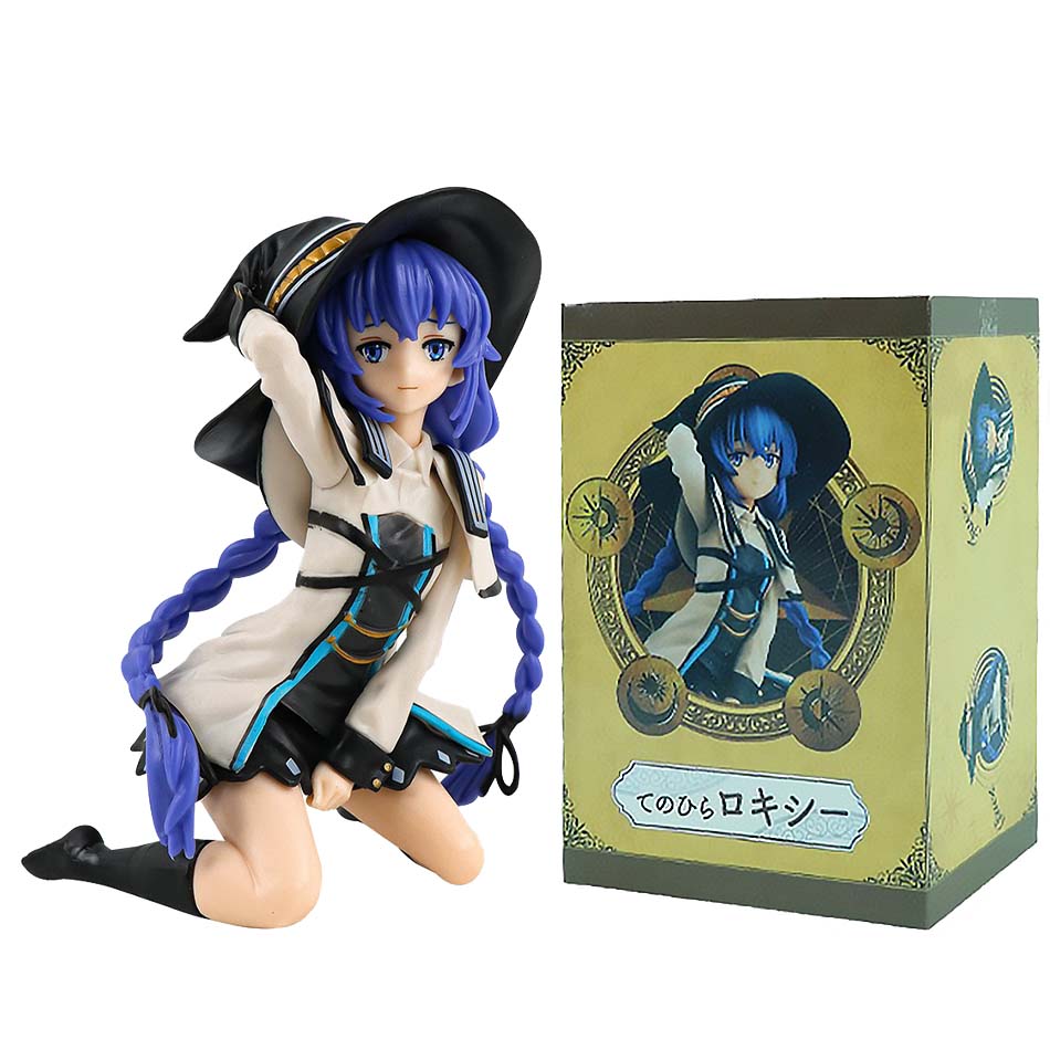 Four Magician Roxy Migurdiass Action Figure Mushoku Tensei Jobless Reincarnation Anime PVC figurines flower Articulated Poseable Detailed Movable
