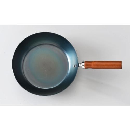 Kawabata Takisaburo Shoten Iron Frying Pan, 26cm, Made In Japan, Induction and Gas Compatible, PFOA-Free, PFOS-Free, No Seasoning Required, Durable, L