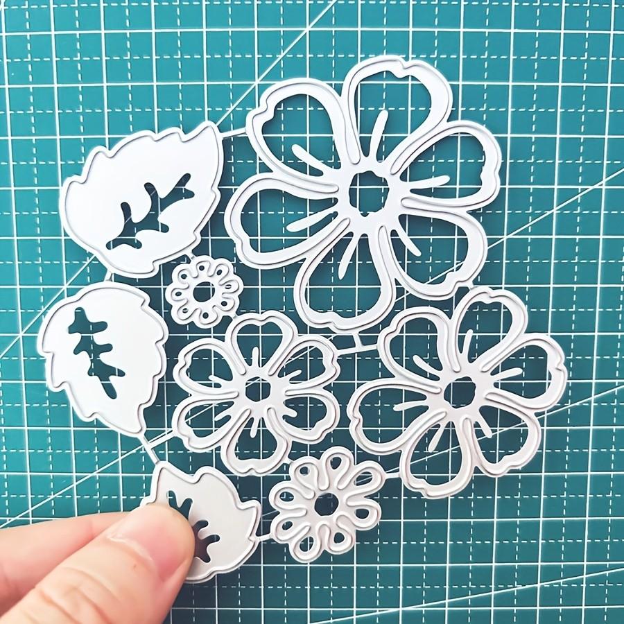 Cute Flower Dies Cuts For Card Making, Cutting Dies, Metal Die Cutting Mold, Scrapbooking Dies, DIY Etched Embossing Stencil For Craft