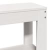 Senior Bed with Headboard Without Mattress White 75x190 Cm