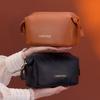 Ladies Portable Handheld Makeup Bag Large Capacity Travel Cosmetic Bag Toiletries Bag for Business Trips Wash Pouch Organization