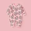 Unisex Cotton Baby Romper - Spring/Autumn Cartoon Onesie for Newborns