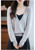 Autumn-Winter V-Neck Pure Wool Pullover: Women's Soft, Skin-Friendly Cashmere Knit Sweater.