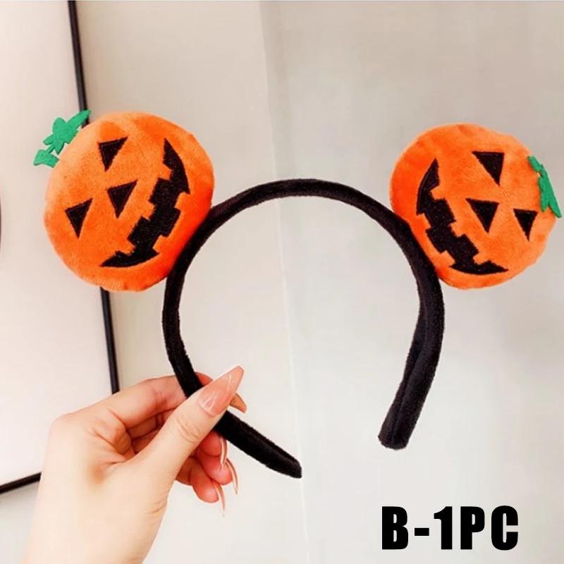 Niedliche Cartoon Anime Kürbis Puppe Halloween Stirnband Lustige DIY Feiertagsrequisiten Haarbündel und Reifenstil Partydekorationen