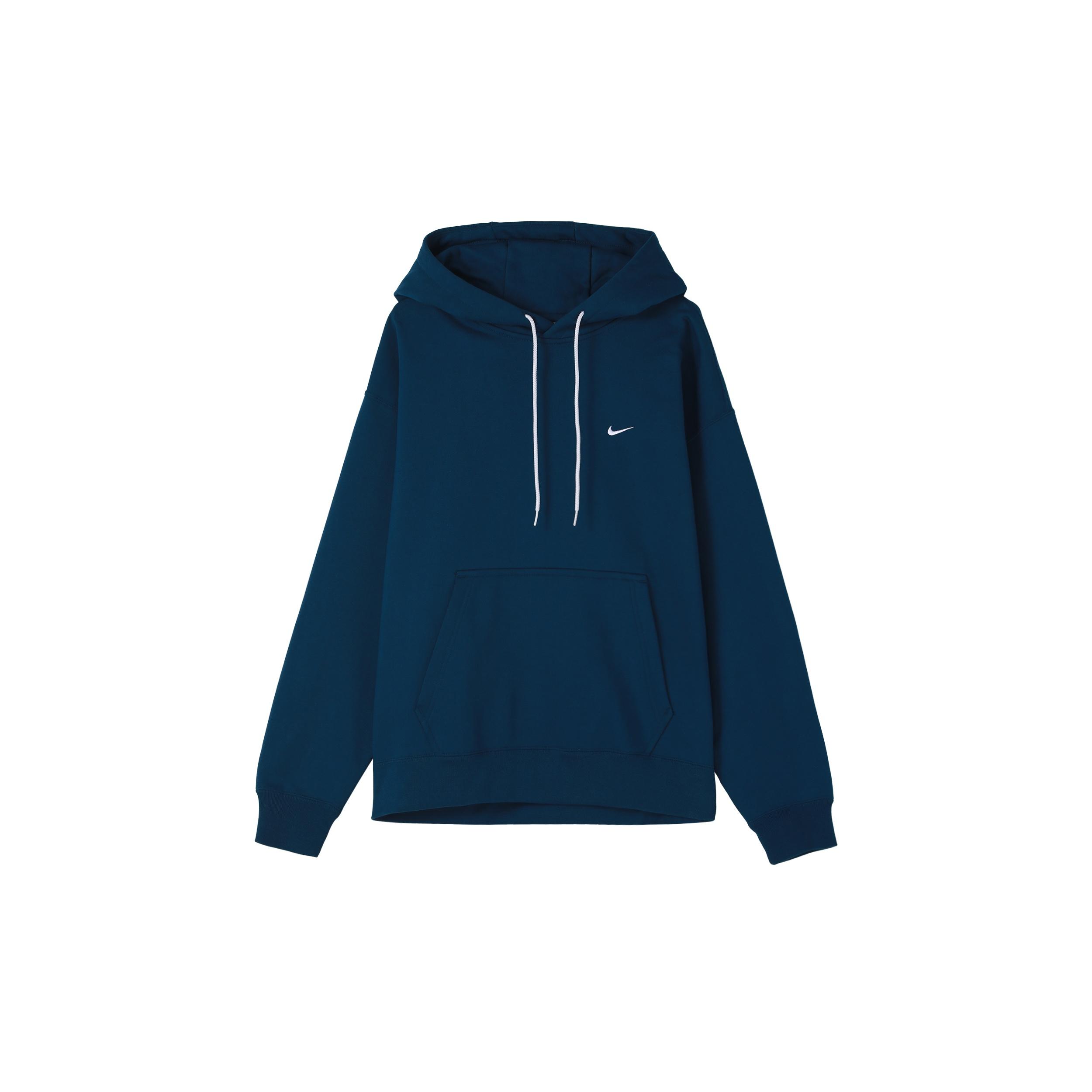 Nike Sweatshirts Unisex Blue Hooded Moderate
